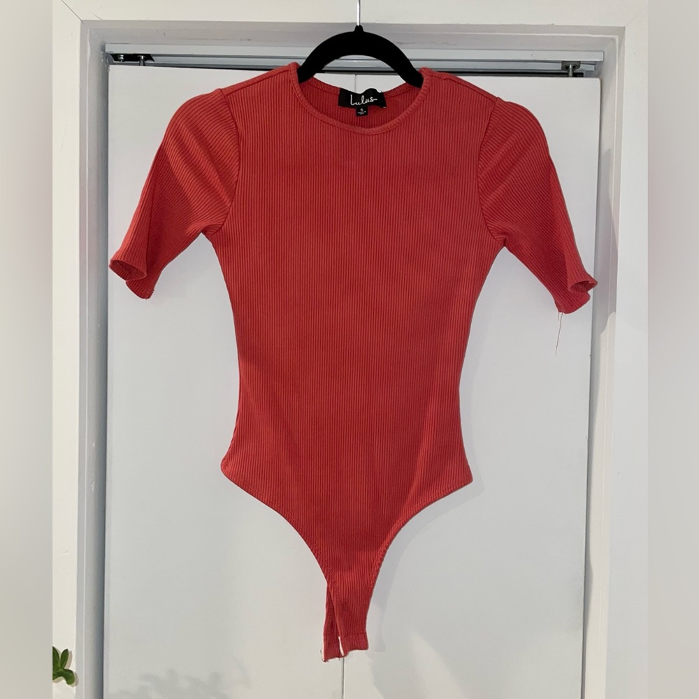 Lulus Basics Mauve Ribbed Bodysuit